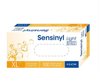 GANTS VINYLE SENSINYL LCH NON POUDRÉS GANTS VINYLE SENSINYL LCH NON POUDRÉS