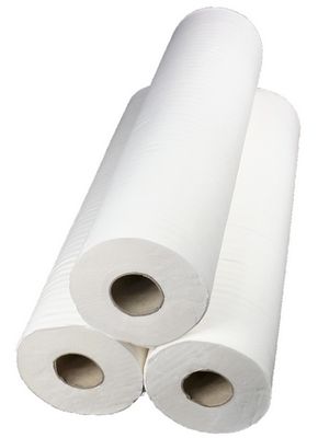 Draps d'examen gaufré blanc Draps d'examen gaufré blanc