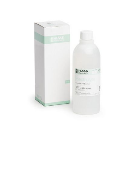 Solution électrolyte pour sonde oxygène polarographique, bouteille 500 mL HI7041 , HANNA