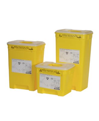 Fut polypropylène jaune avec obturateur ou plein Fut polypropylène jaune avec obturateur ou plein