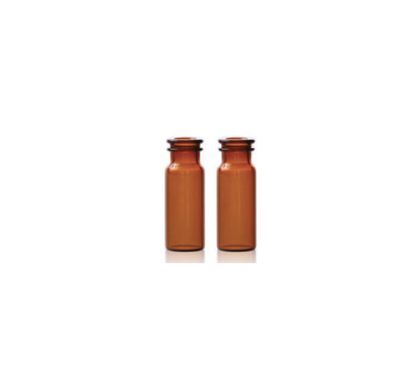 Vials, Flacon à col vissant en verre pour HPLC, GC,  ambré