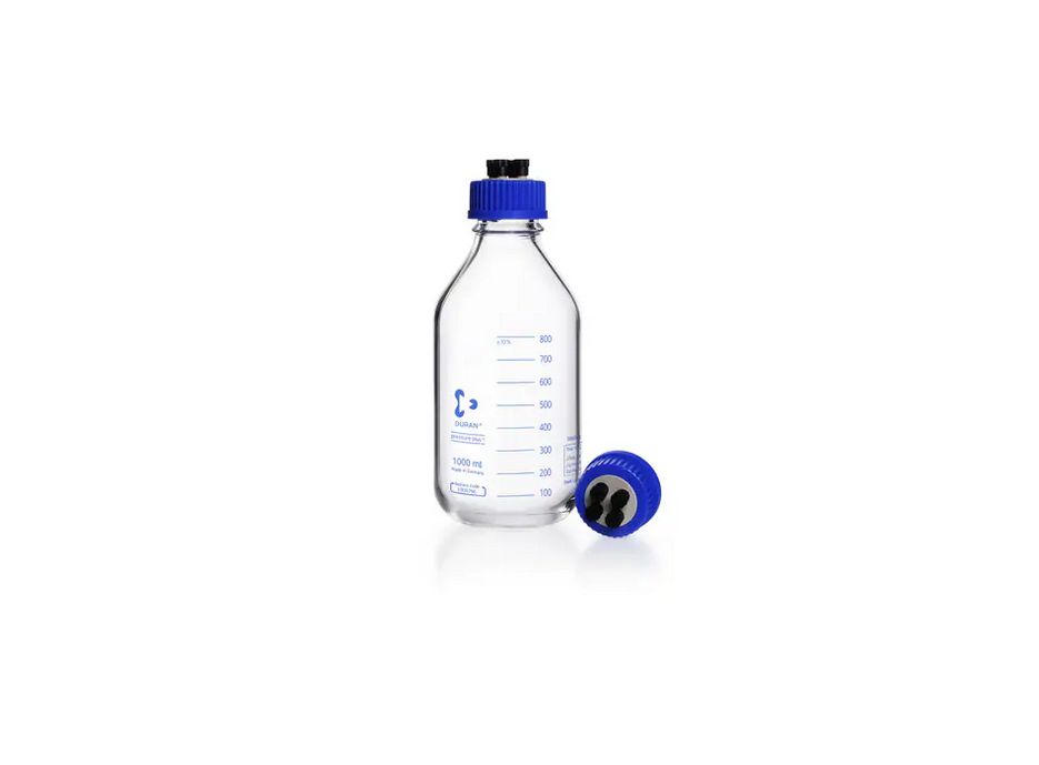 Flacon HPLC DURAN™, GL 45, transparent, avec bouchon Flacon HPLC DURAN™, GL 45, transparent, avec bouchon