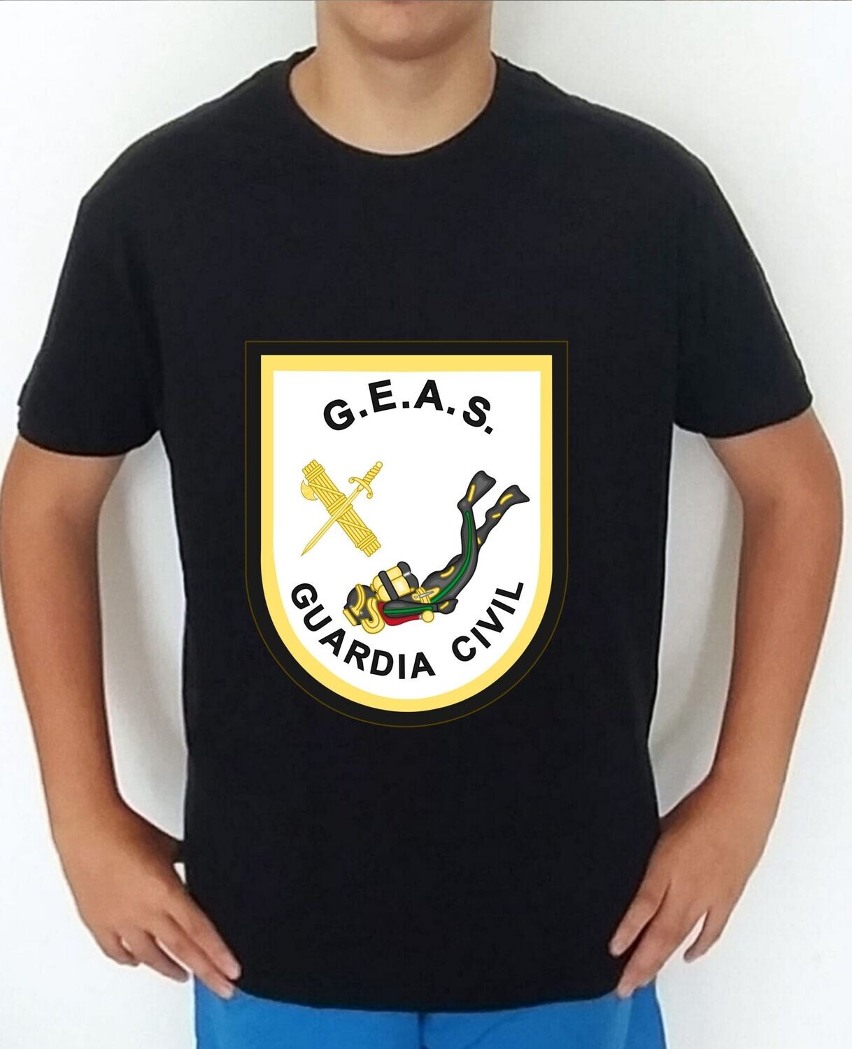 Camiseta Guardia Civil nº 5 Grupo Especilista Actividades Subacuáticas GEAS