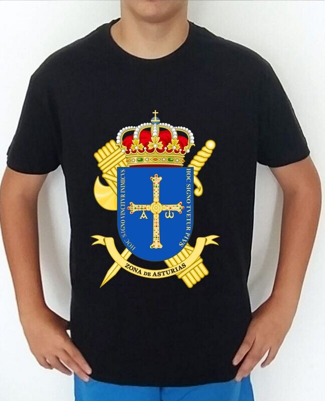 Camiseta Guardia Civil nº 80 14a Zona Asturias