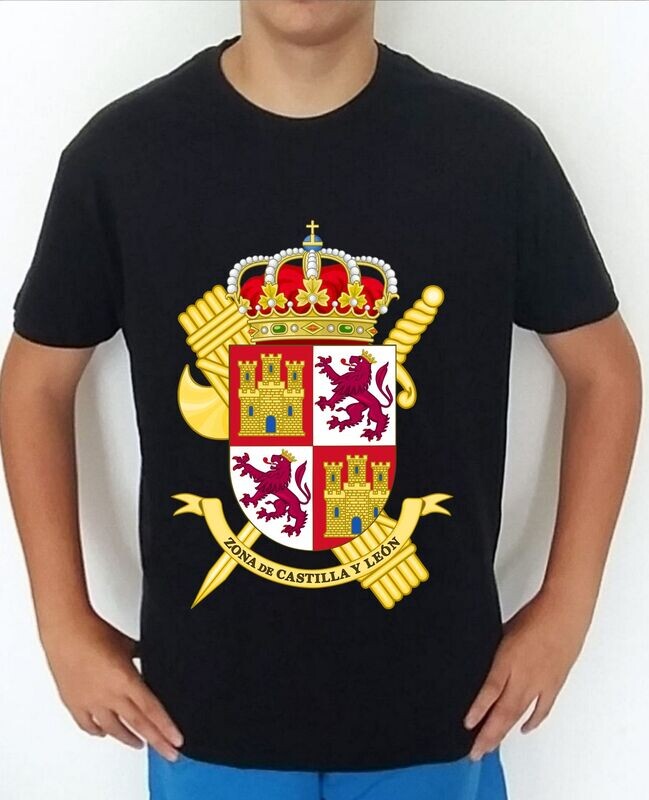 Camiseta Guardia Civil nº 100 Zona De Castilla Y León