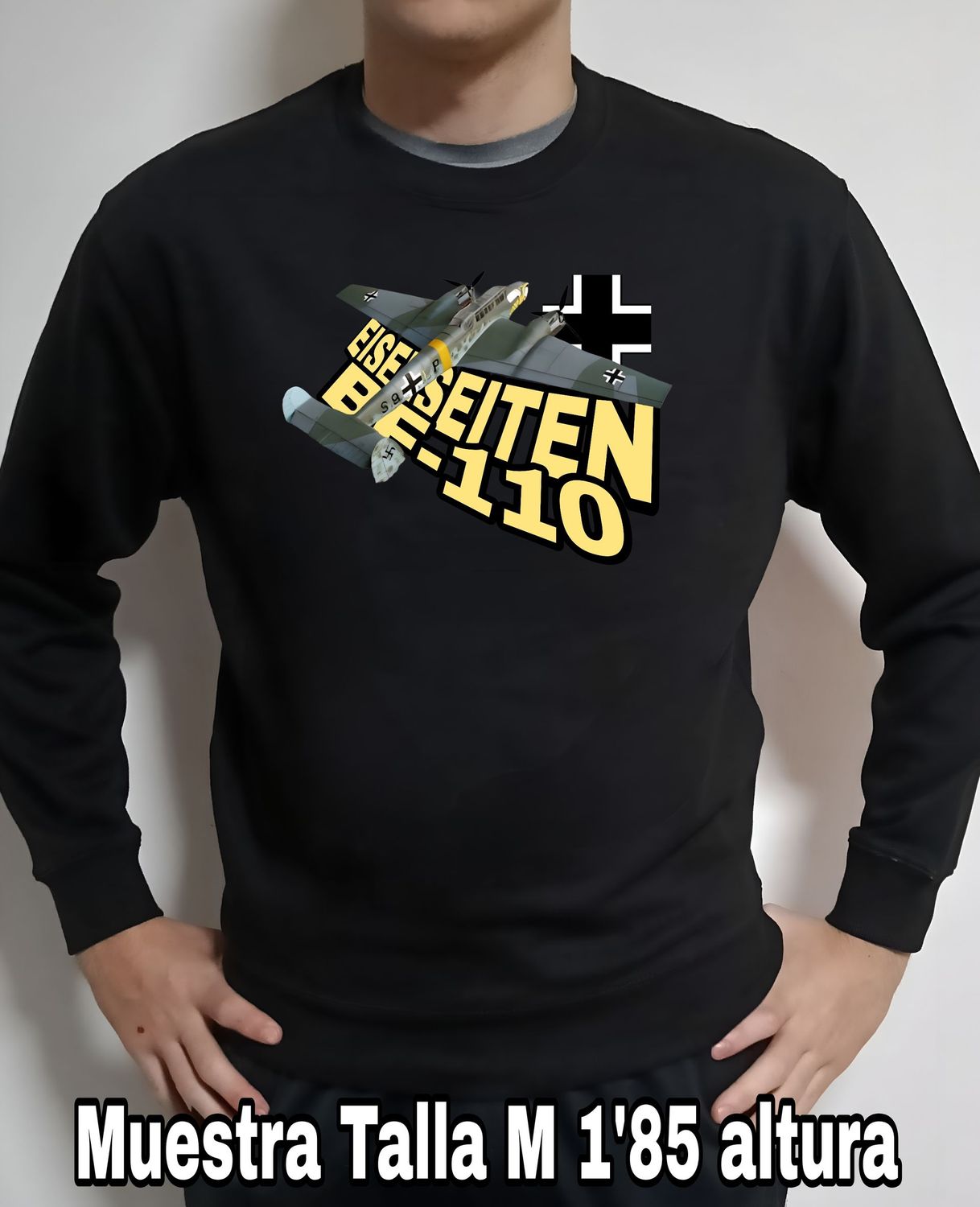 Sudadera Messerschmitt BF-110 Eisenseiten nº 1