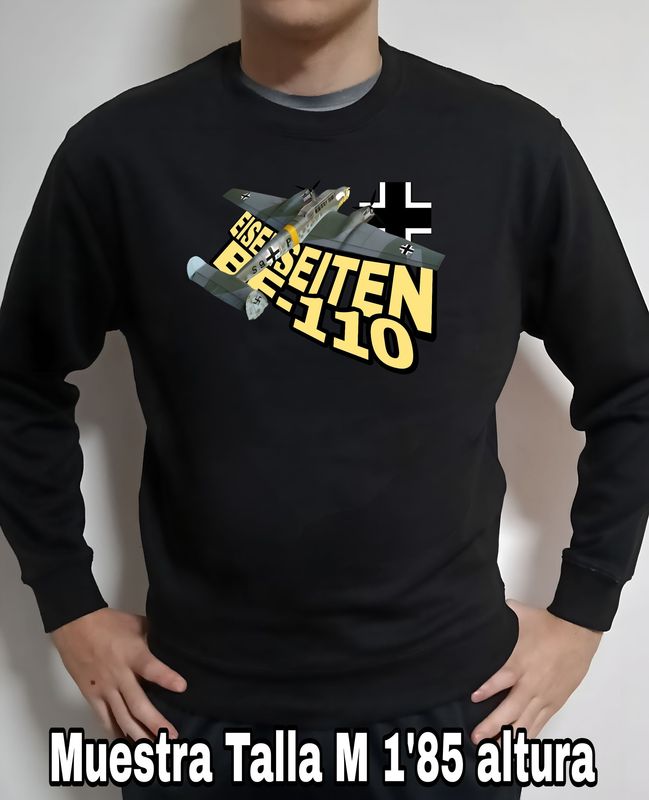 Sudadera Messerschmitt BF-110 Eisenseiten nº 1