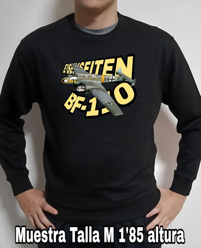 Sudadera Messerschmitt BF-110 Eisenseiten nº 2