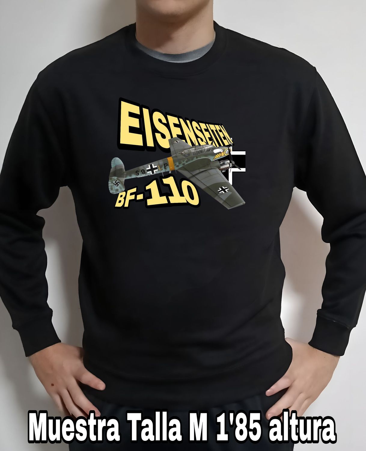 Sudadera Messerschmitt BF-110 Eisenseiten nº 3