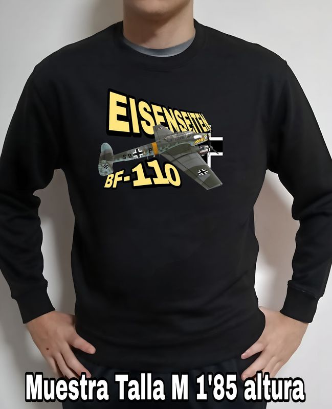 Sudadera Messerschmitt BF-110 Eisenseiten nº 3