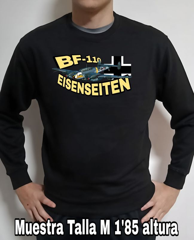Sudadera Messerschmitt BF-110 Eisenseiten nº 4