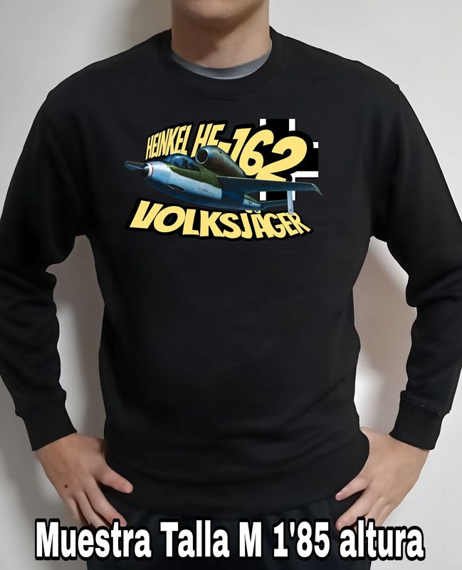 Sudadera Heinkel HE-162 Volksjäger nº 1 Sudadera Heinkel HE-162 Volksjäger nº 1