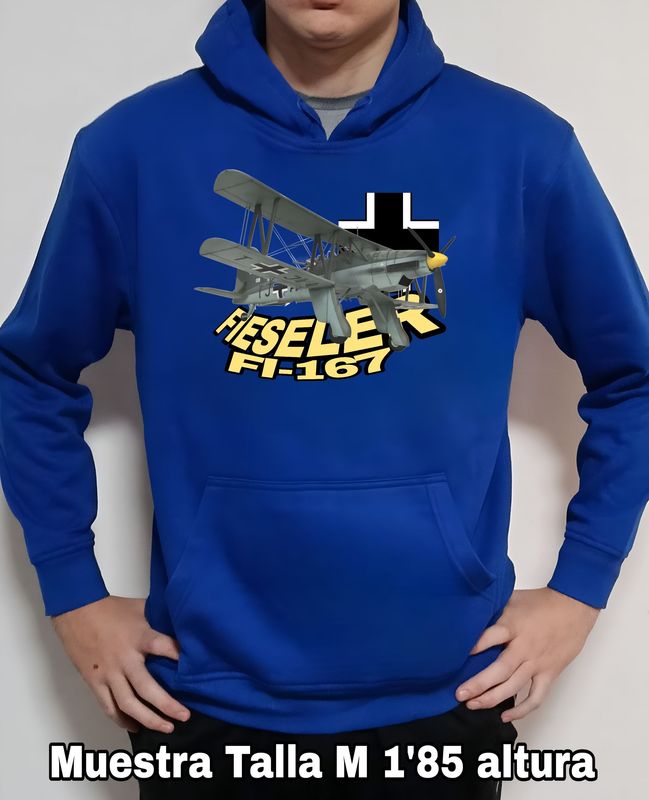 Sudadera capucha Fieseler FI-167 nº 3