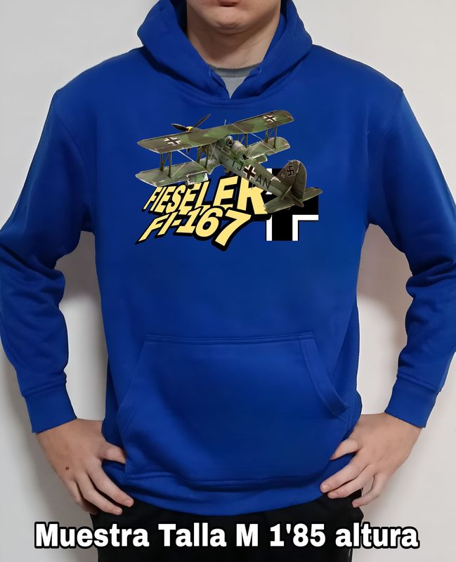 Sudadera capucha Fieseler FI-167 nº 4