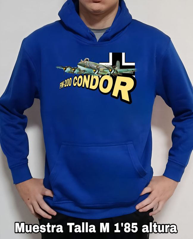 Sudadera capucha Focke Wulf FW-200 Condor nº 4 Sudadera capucha Focke Wulf FW-200 Condor nº 4