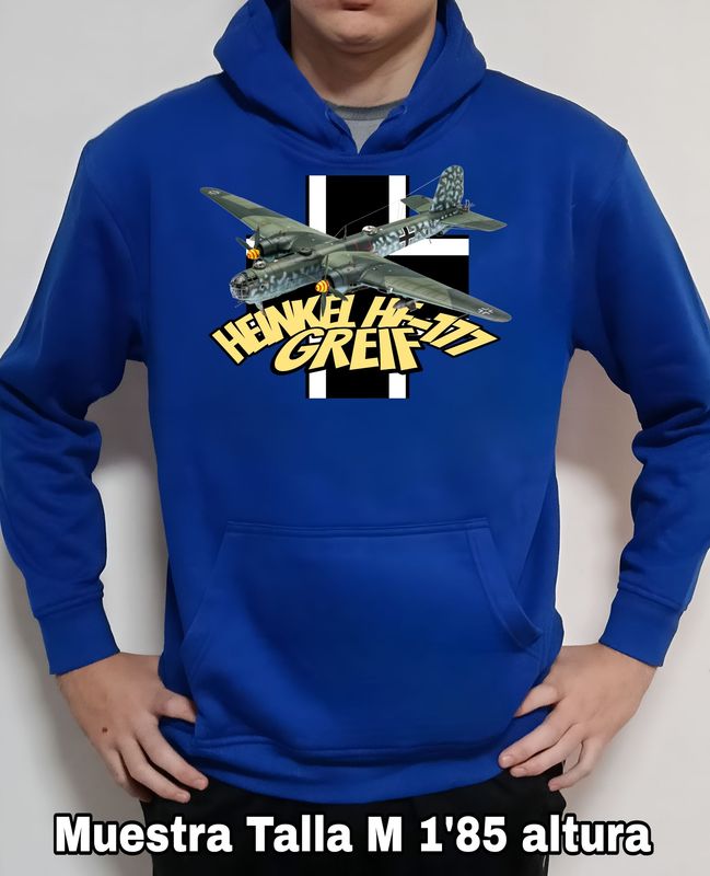 Sudadera capucha Heinkel HE-177 Greif nº 3 Sudadera capucha Heinkel HE-177 Greif nº 3