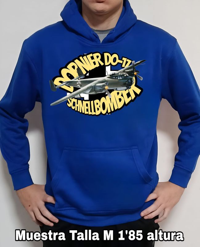Sudadera capucha Dornier DO-17 Schnellbomber nº 1 Sudadera capucha Dornier DO-17 Schnellbomber nº 1