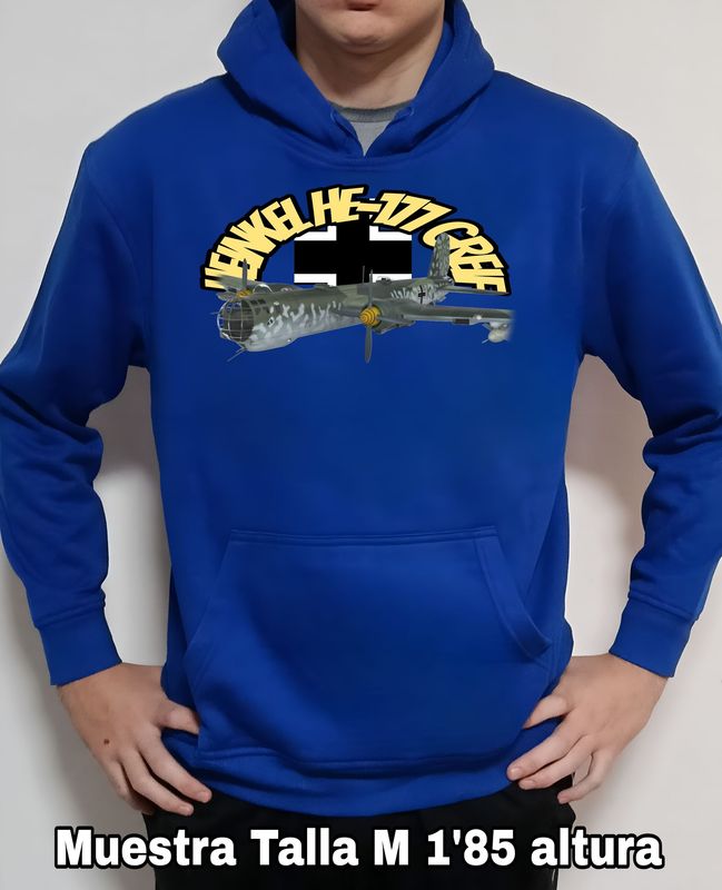 Sudadera capucha Heinkel HE-177 Greif nº 4 Sudadera capucha Heinkel HE-177 Greif nº 4