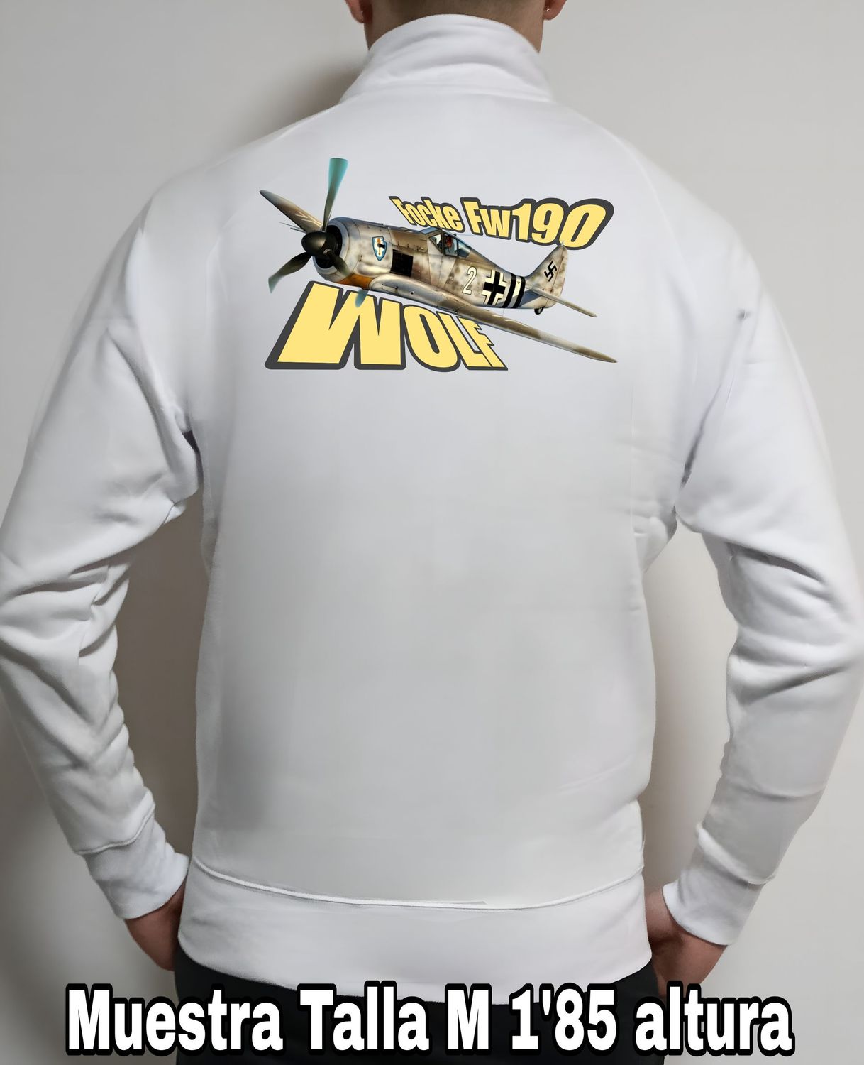 Sudadera cremallera Focke Wulf FW190A nº 1