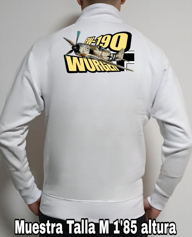 Sudadera cremallera Focke Wulf FW190A nº 1