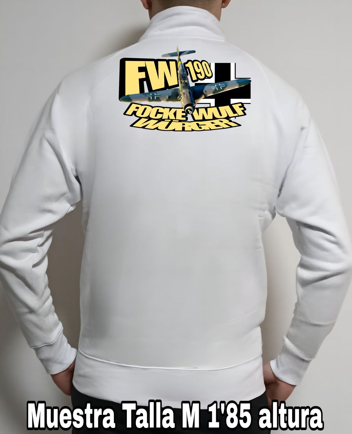 Sudadera cremallera Focke Wulf FW190A nº 3 Sudadera cremallera Focke Wulf FW190A nº 3