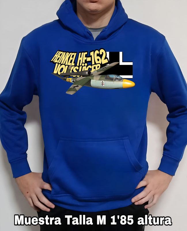 Sudadera capucha Heinkel HE-162 Volksjäger nº 4 Sudadera capucha Heinkel HE-162 Volksjäger nº 4