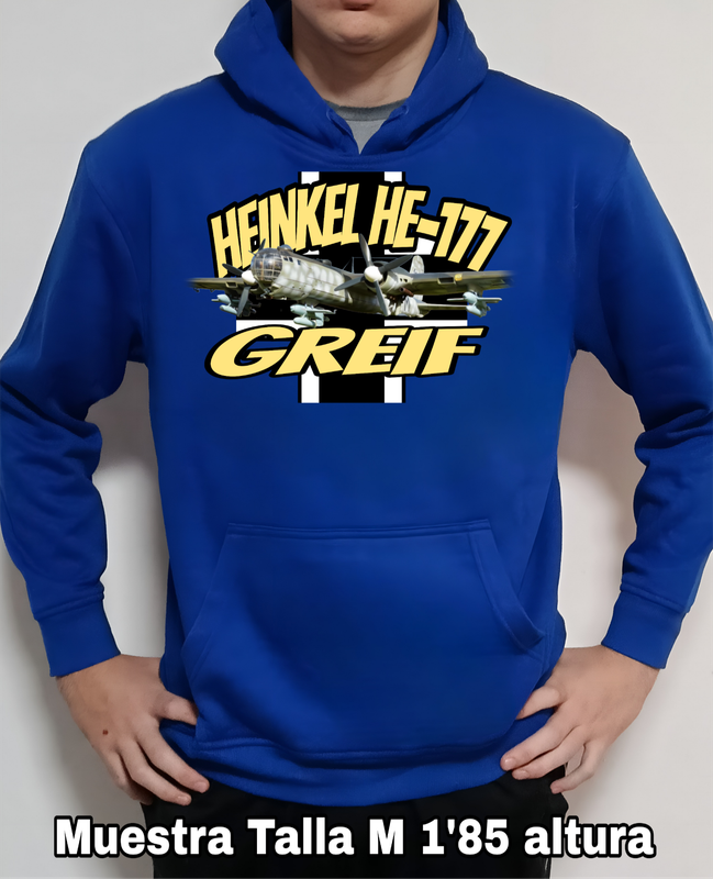 Sudadera capucha Heinkel HE-177 Greif nº 2 Sudadera capucha Heinkel HE-177 Greif nº 2