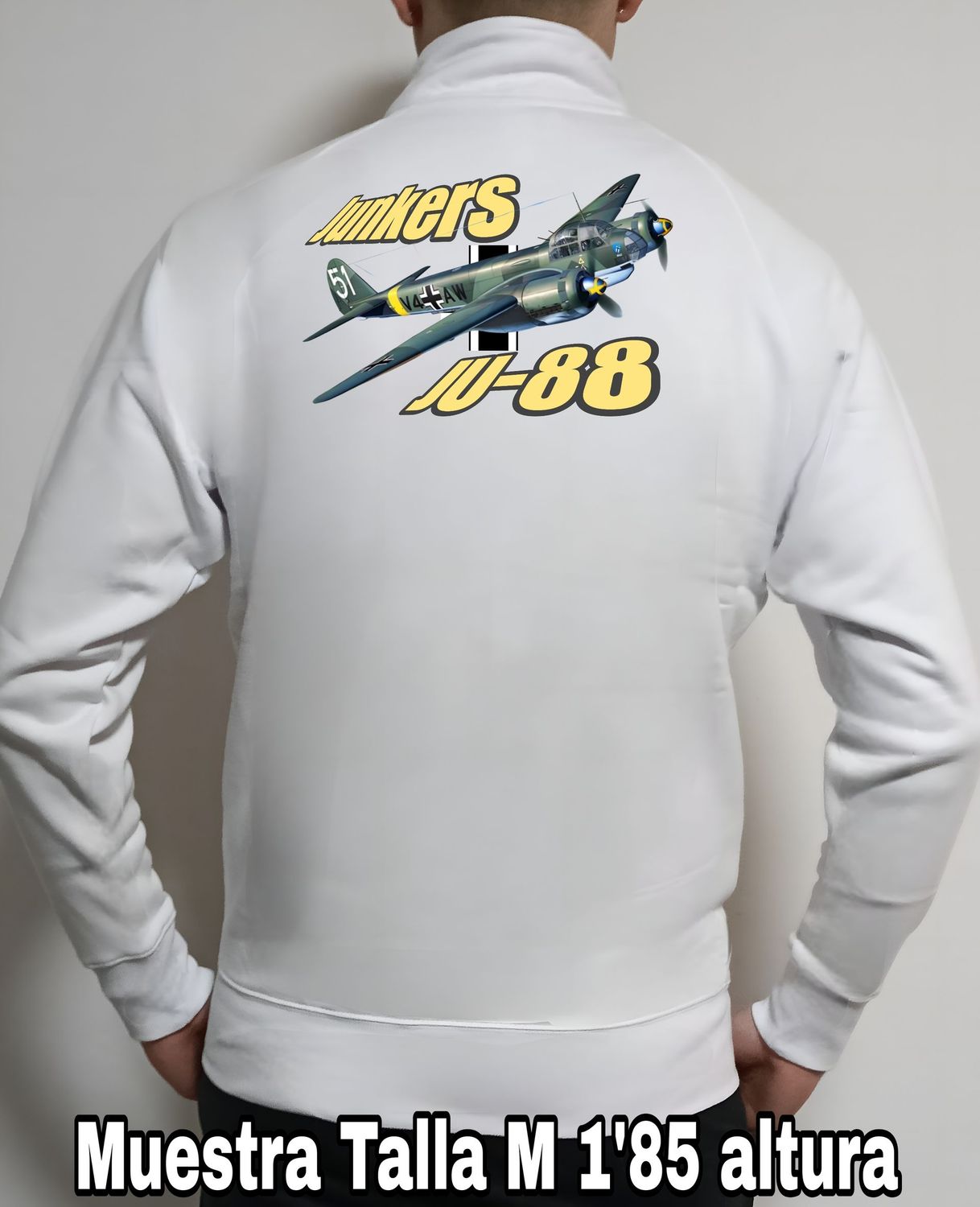 Sudadera cremallera Junkers JU-88 nº 2