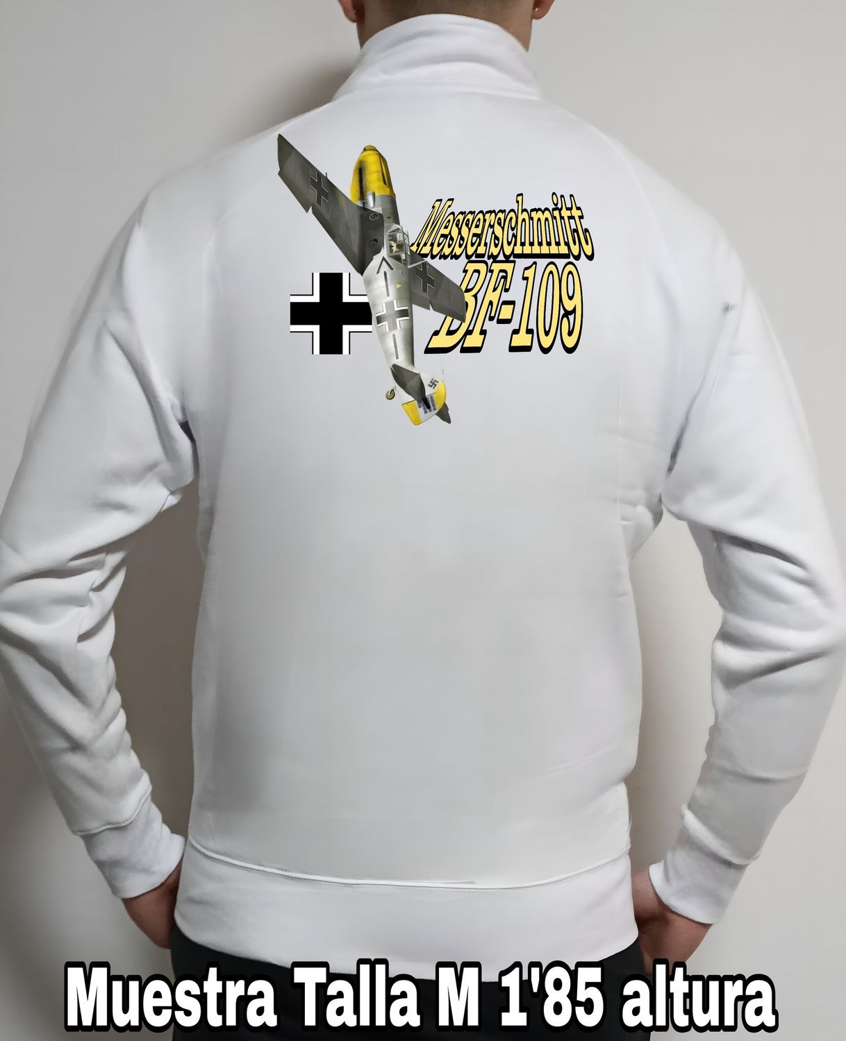 Sudadera cremallera Messerschmitt BF-109 nº 3