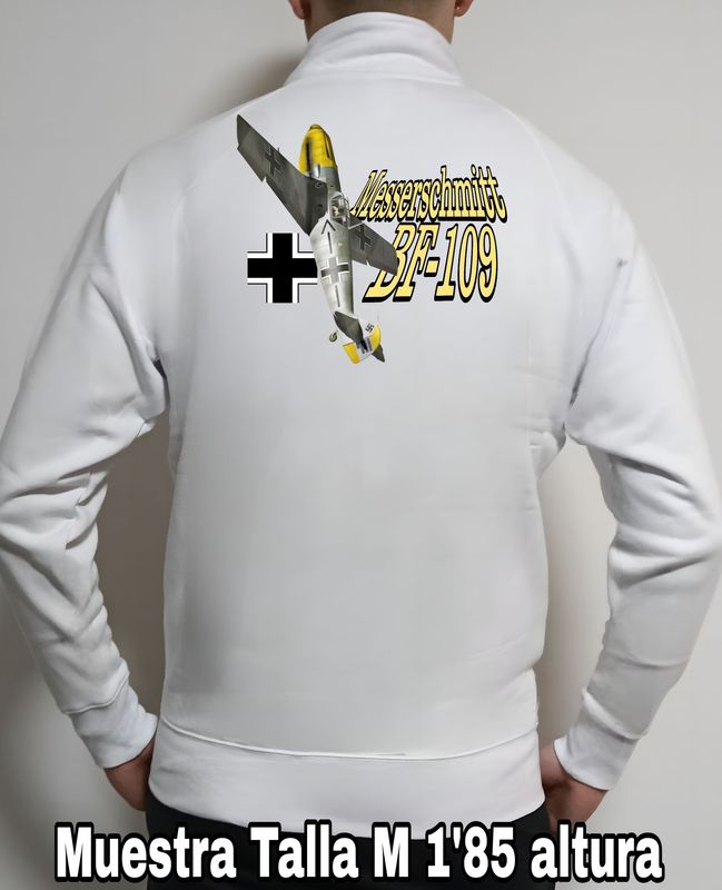 Sudadera cremallera Messerschmitt BF-109 nº 3