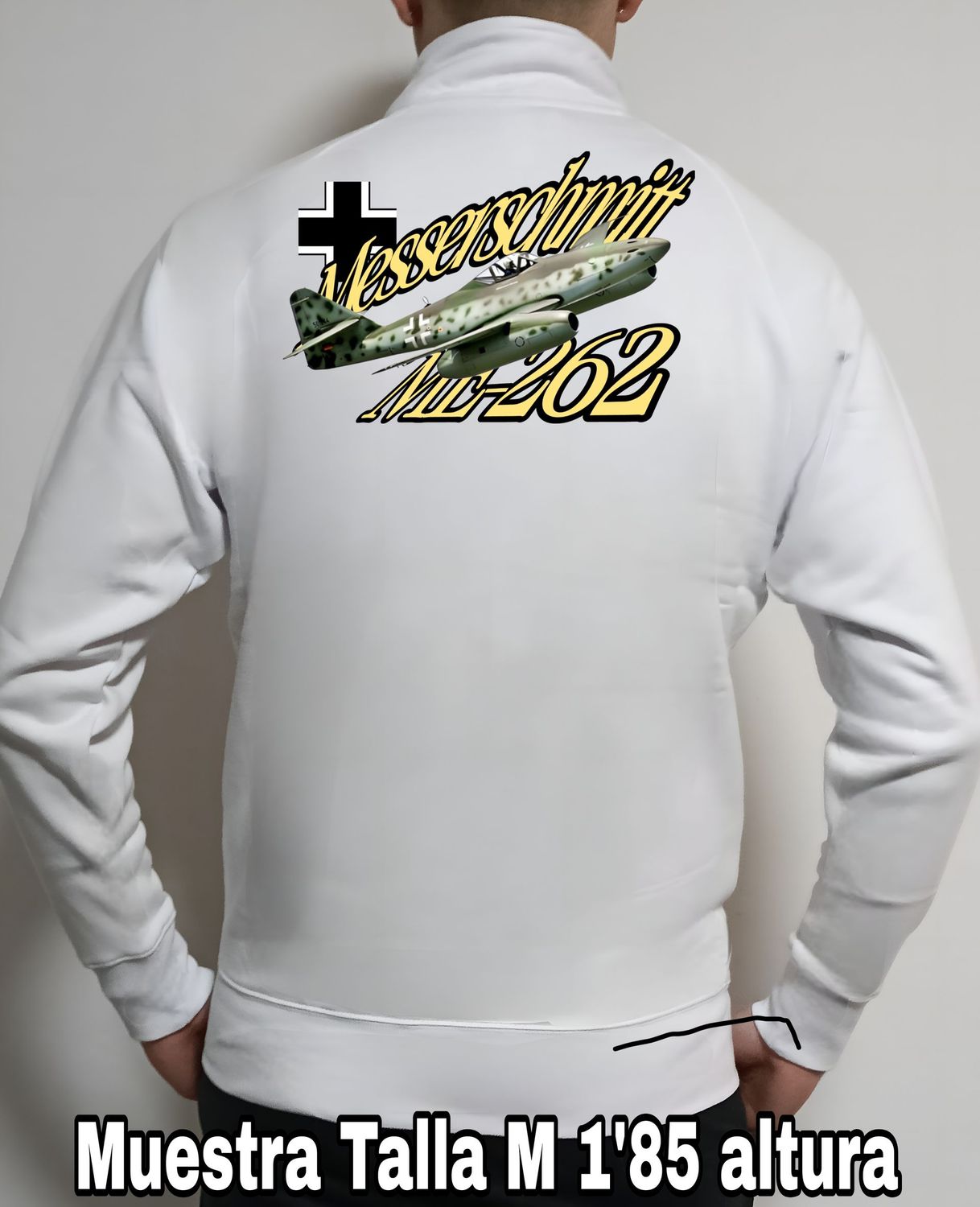 Sudadera cremallera Messerschmitt ME-262 nº 3