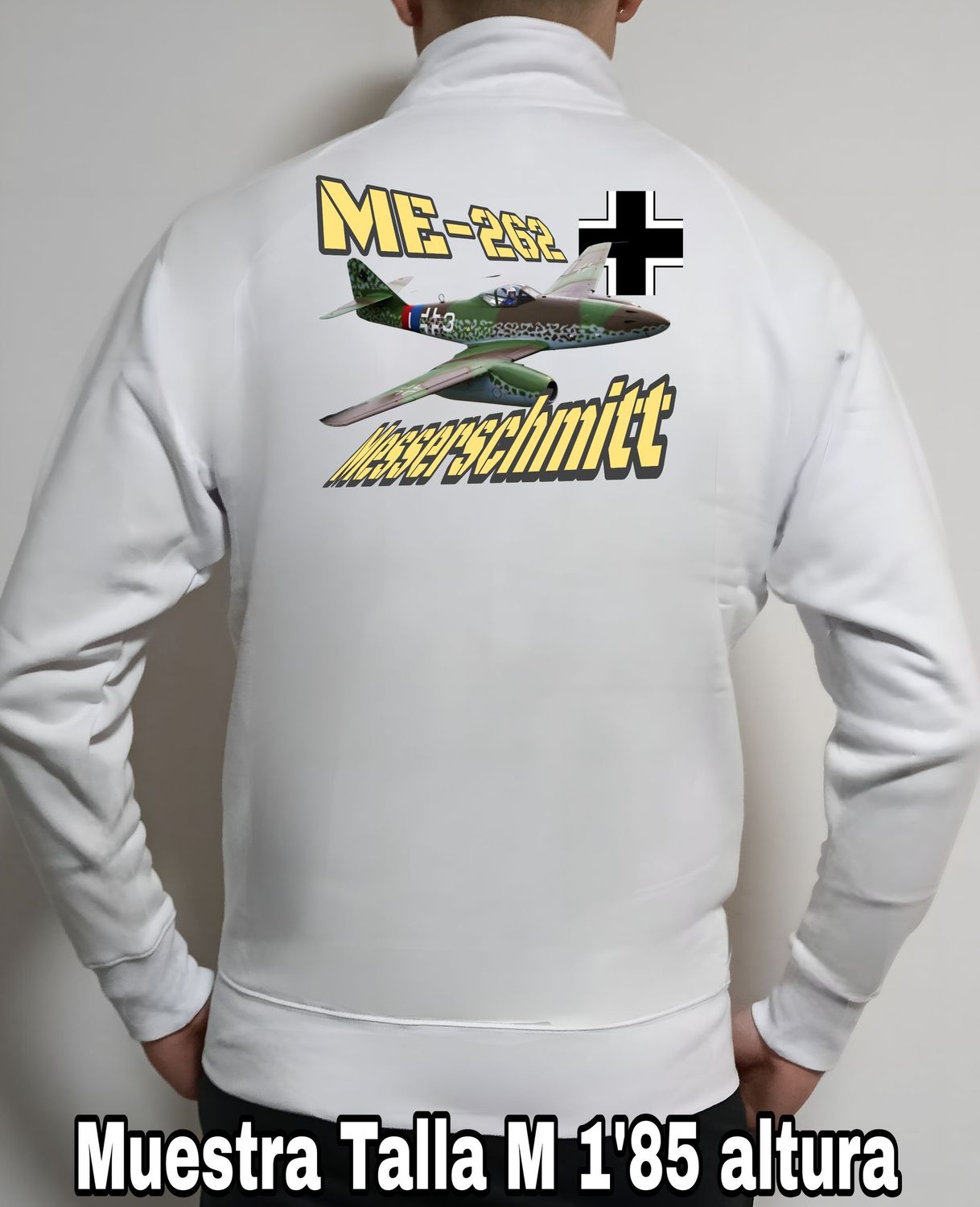 Sudadera cremallera Messerschmitt ME-262 nº 4
