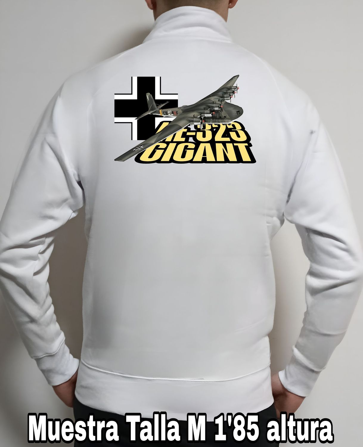 Sudadera cremallera Messerschmitt ME-323 Gigant nº 1