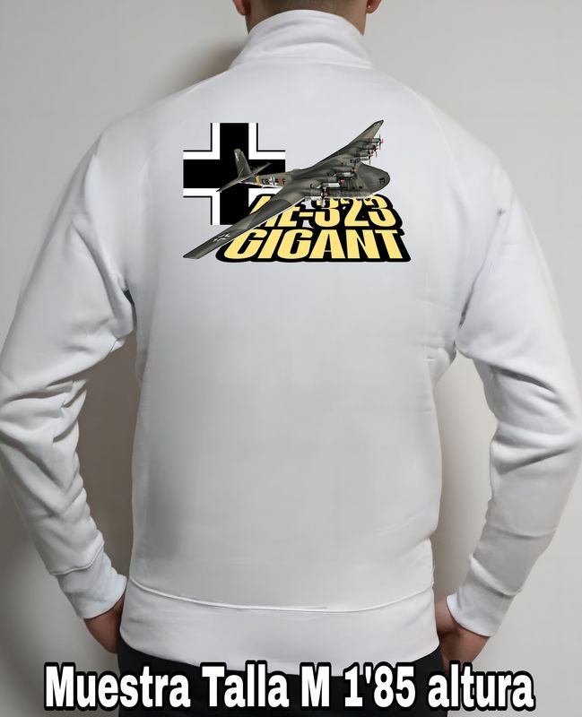 Sudadera cremallera Messerschmitt ME-323 Gigant nº 1