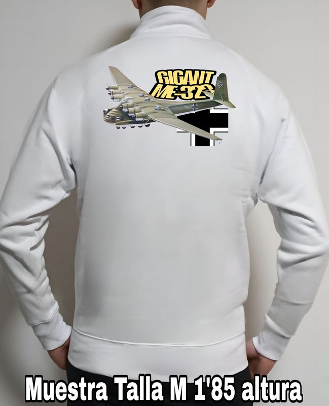 Sudadera cremallera Messerschmitt ME-323 Gigant nº 3