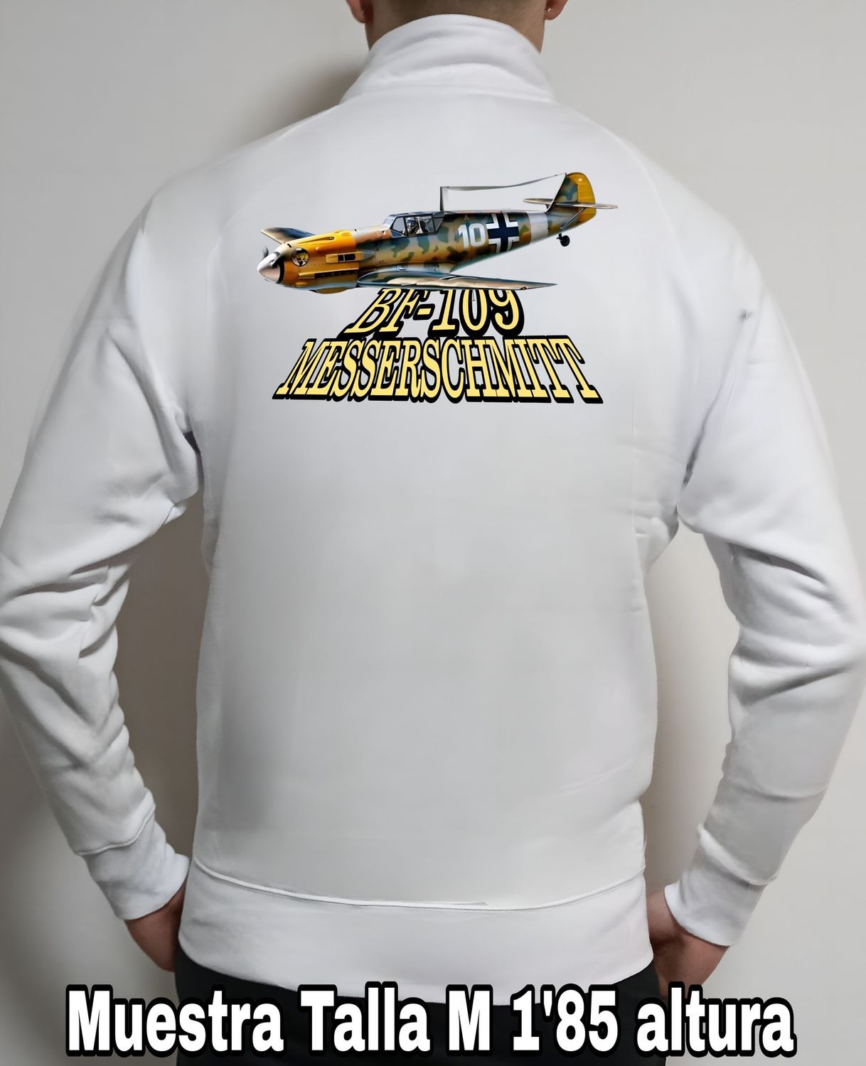 Sudadera cremallera Messerschmitt BF-109 nº 1
