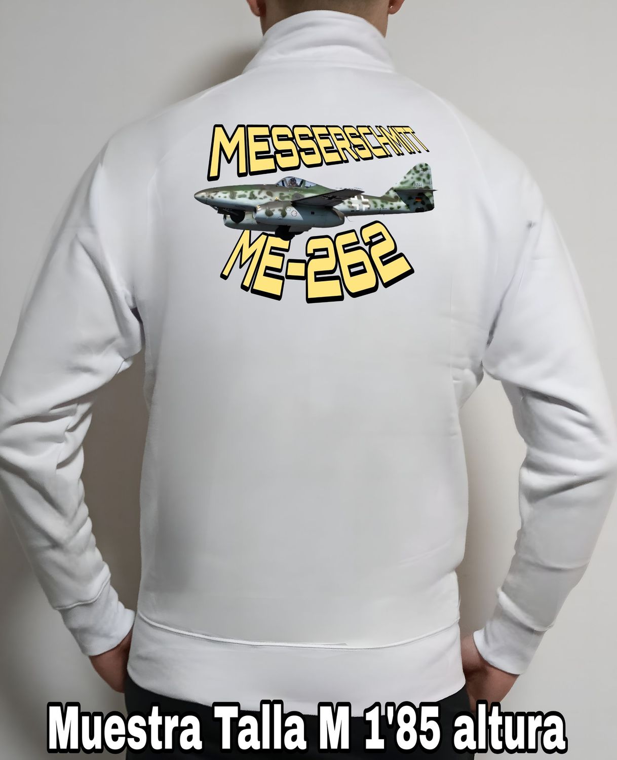 Sudadera cremallera Messerschmitt ME-262 nº 2