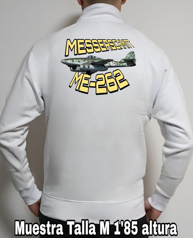 Sudadera cremallera Messerschmitt ME-262 nº 2