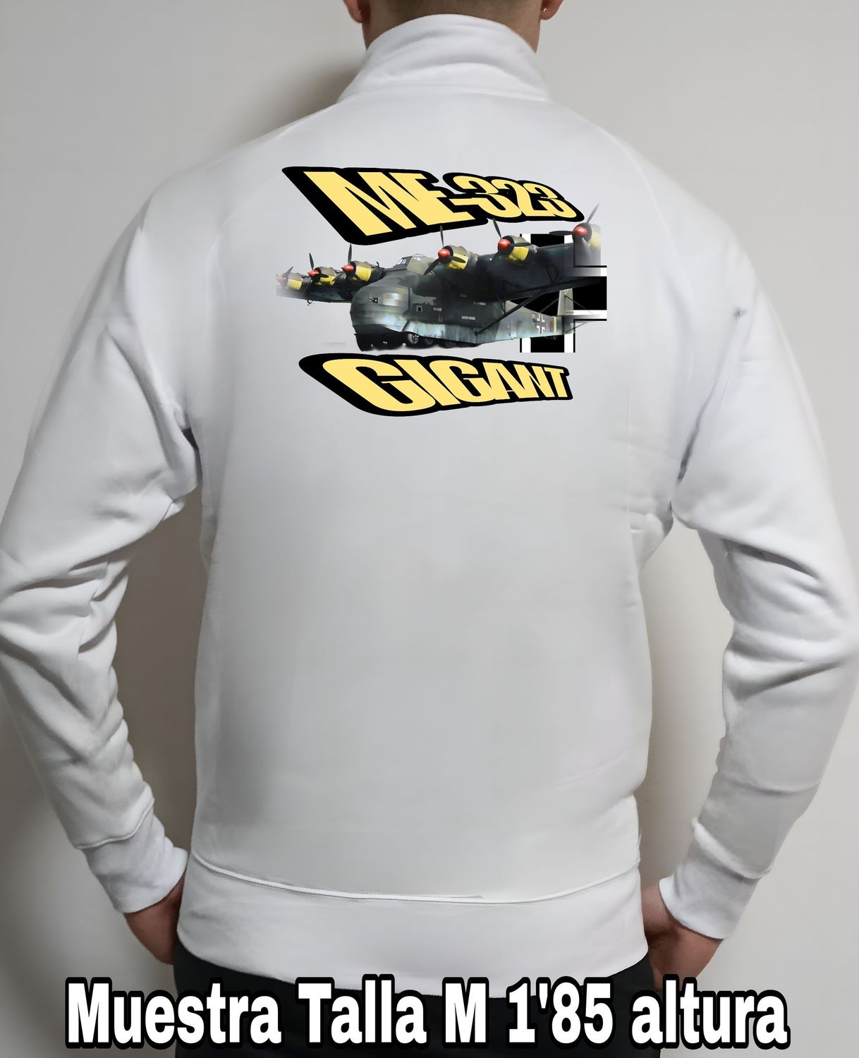Sudadera cremallera Messerschmitt ME-323 Gigant nº 2