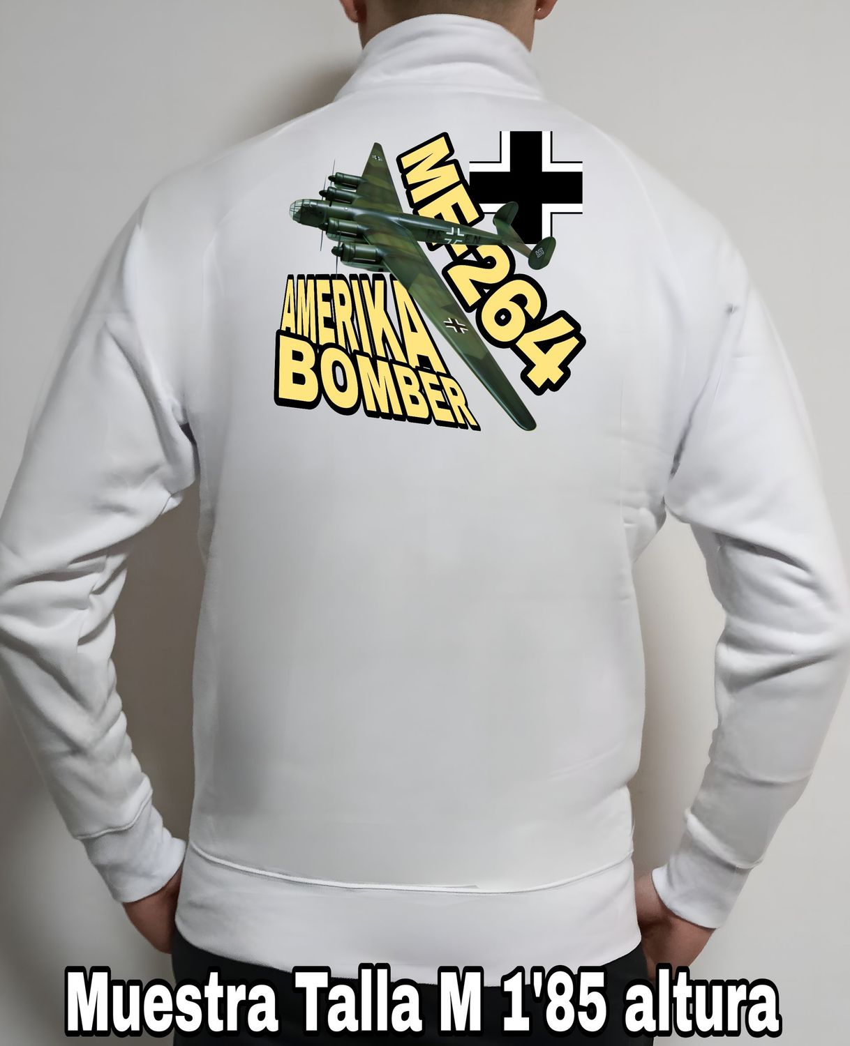 Sudadera cremallera Messerschmitt ME-264 Amerika Bomber nº 1