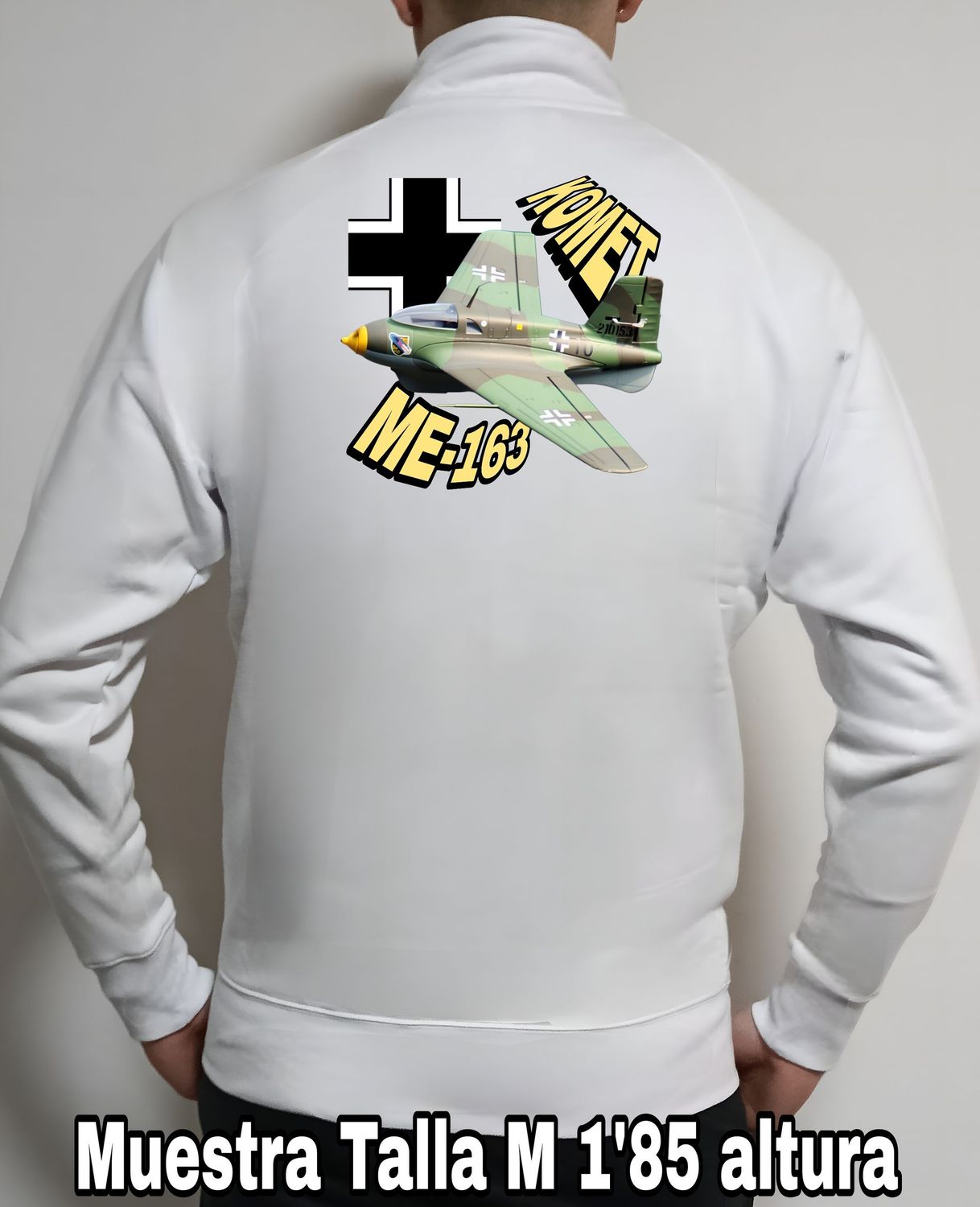 Sudadera cremallera Messerschmitt ME-163 Komet nº 3