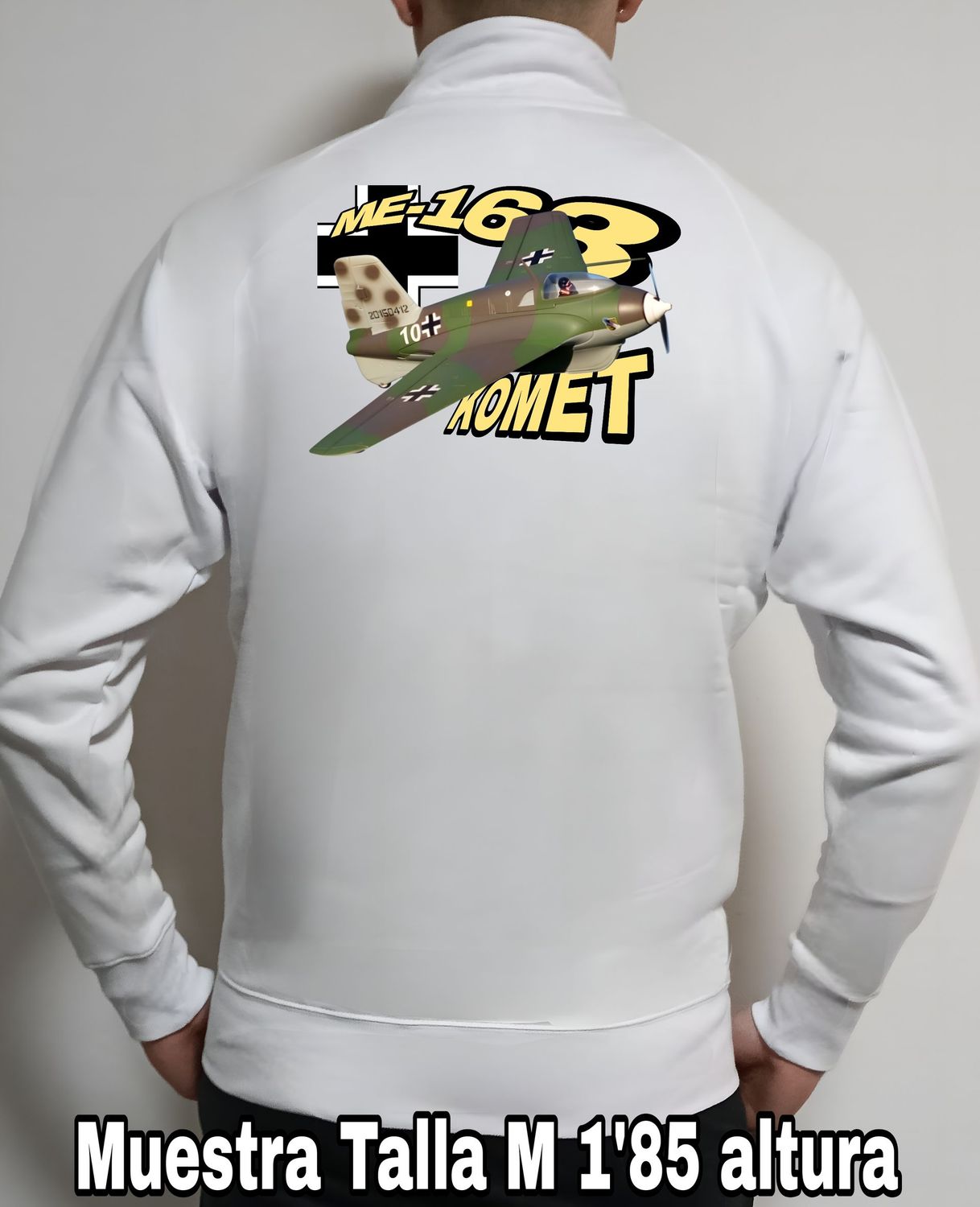 Sudadera cremallera Messerschmitt ME-163 Komet nº 4