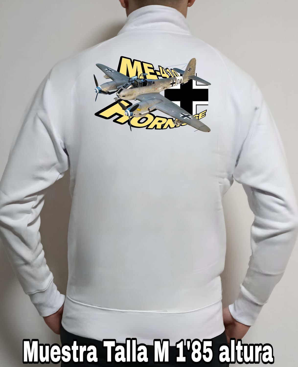 Sudadera cremallera Messerschmitt ME-410 Hornisse nº 2