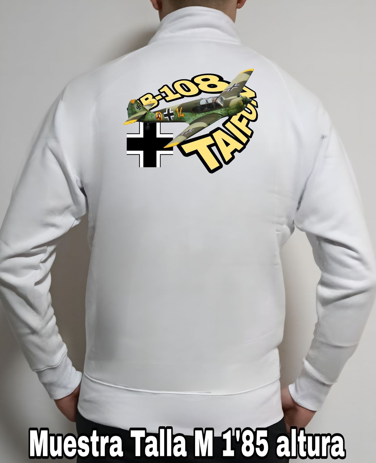 Sudadera cremallera Messerschmitt BF-108 Taifun nº 1