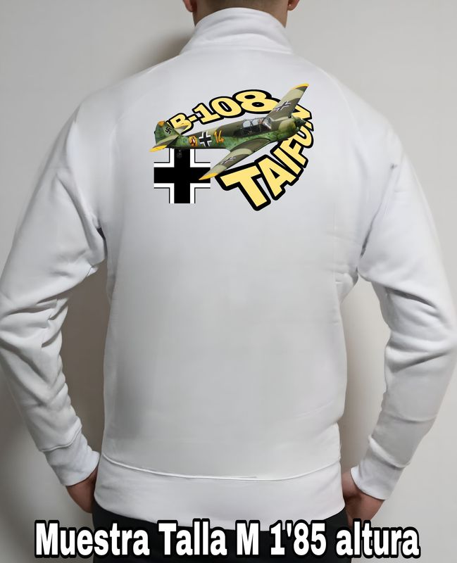 Sudadera cremallera Messerschmitt BF-108 Taifun nº 1