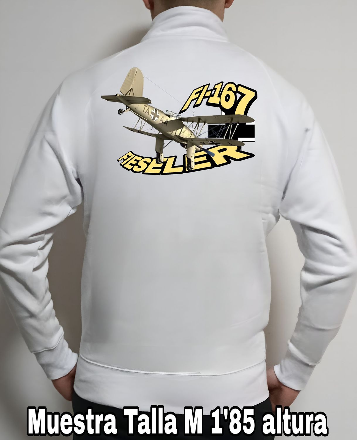 Sudadera cremallera Fieseler FI-167 nº 1