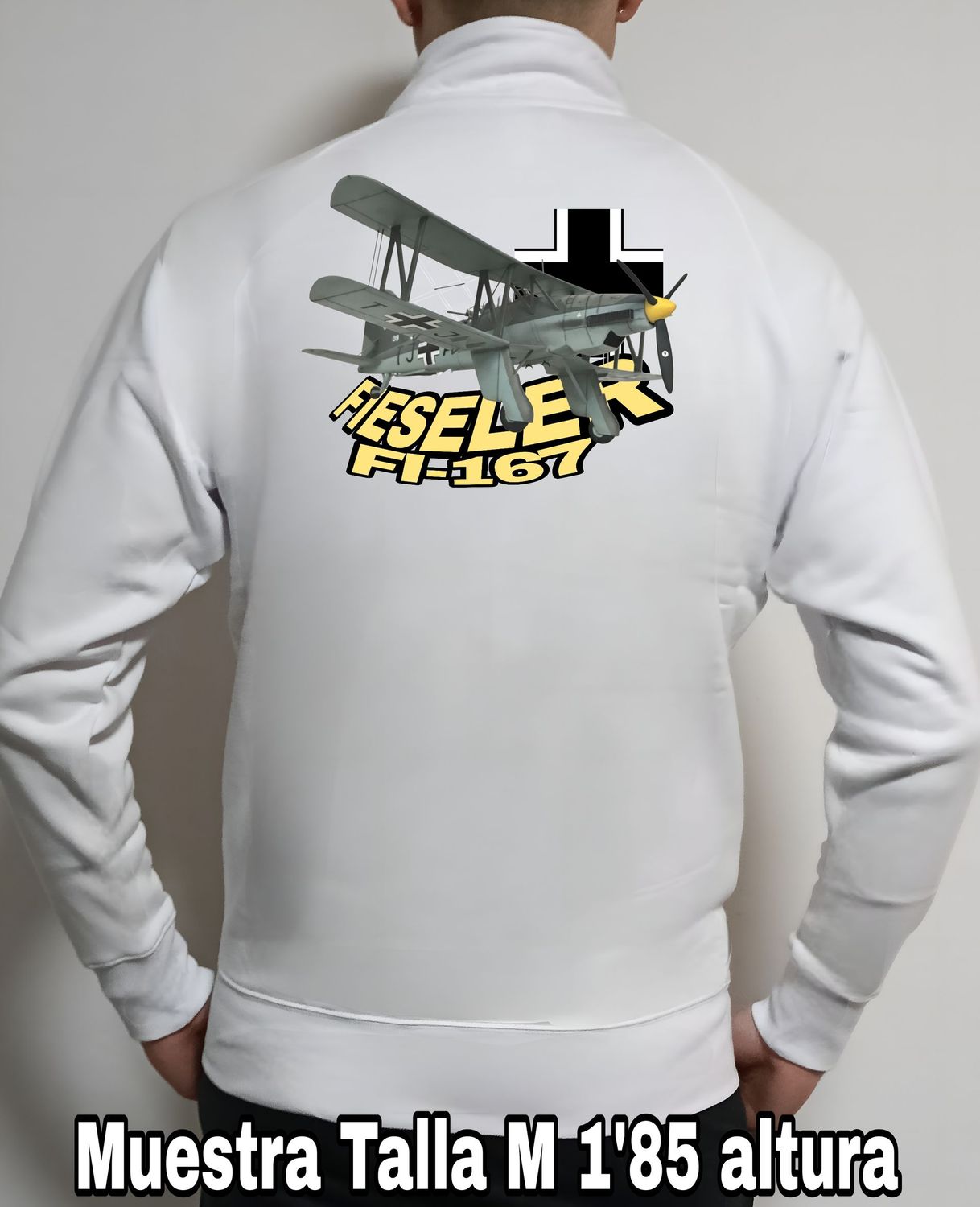 Sudadera cremallera Fieseler FI-167 nº 3