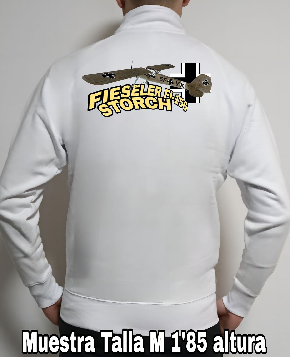 Sudadera cremallera Fieseler FI-156 Storch nº 3