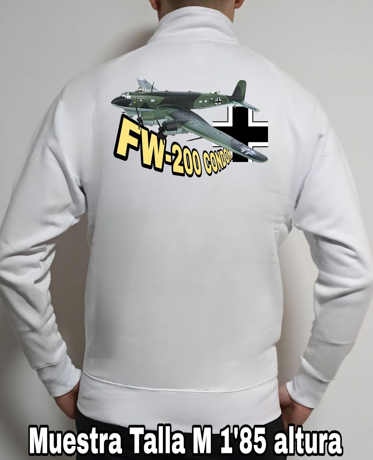 Sudadera cremallera FOCKE Wulf FW-200 Condor nº 2