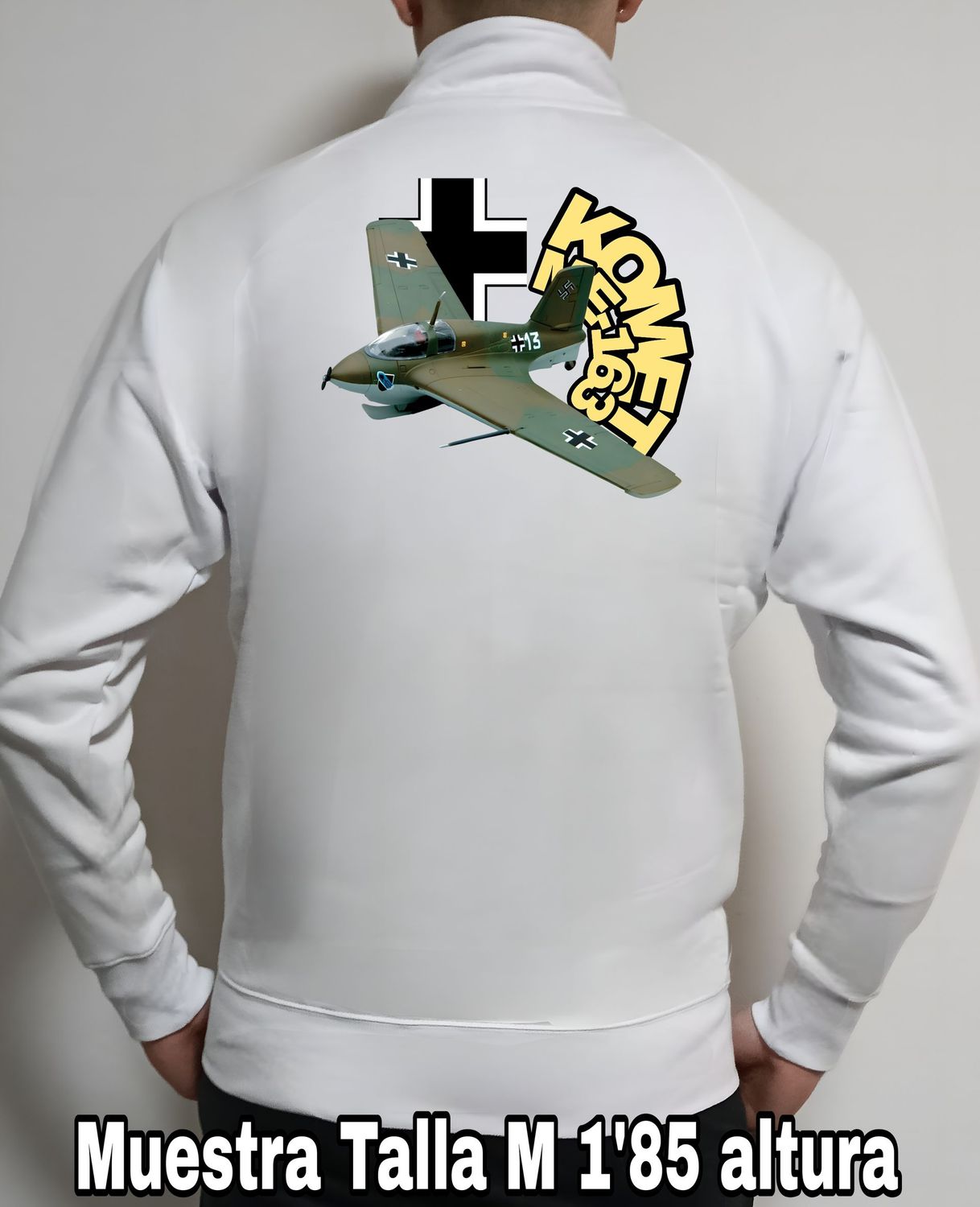 Sudadera cremallera Messerschmitt ME-163 Komet nº 2